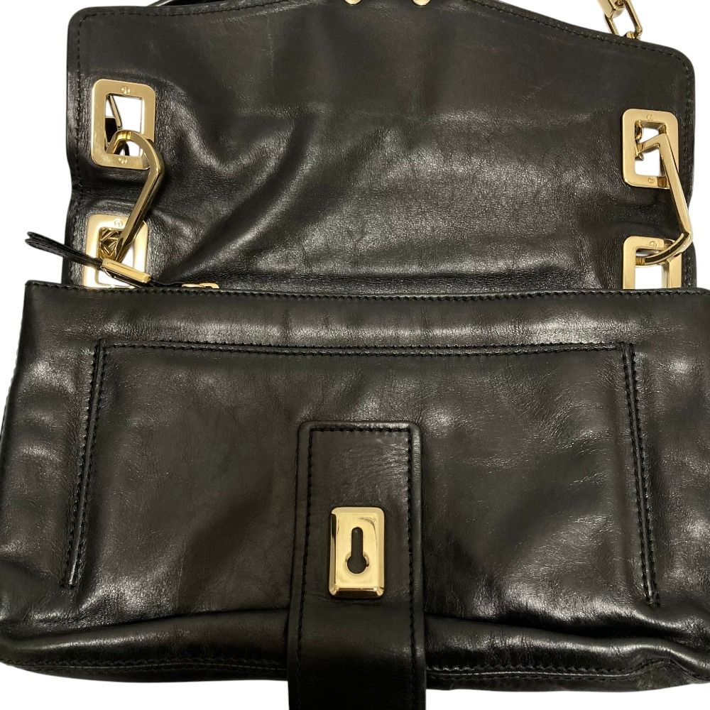 美品 Roger Vivier ロジェヴィヴィエ スクエアバックル レザー