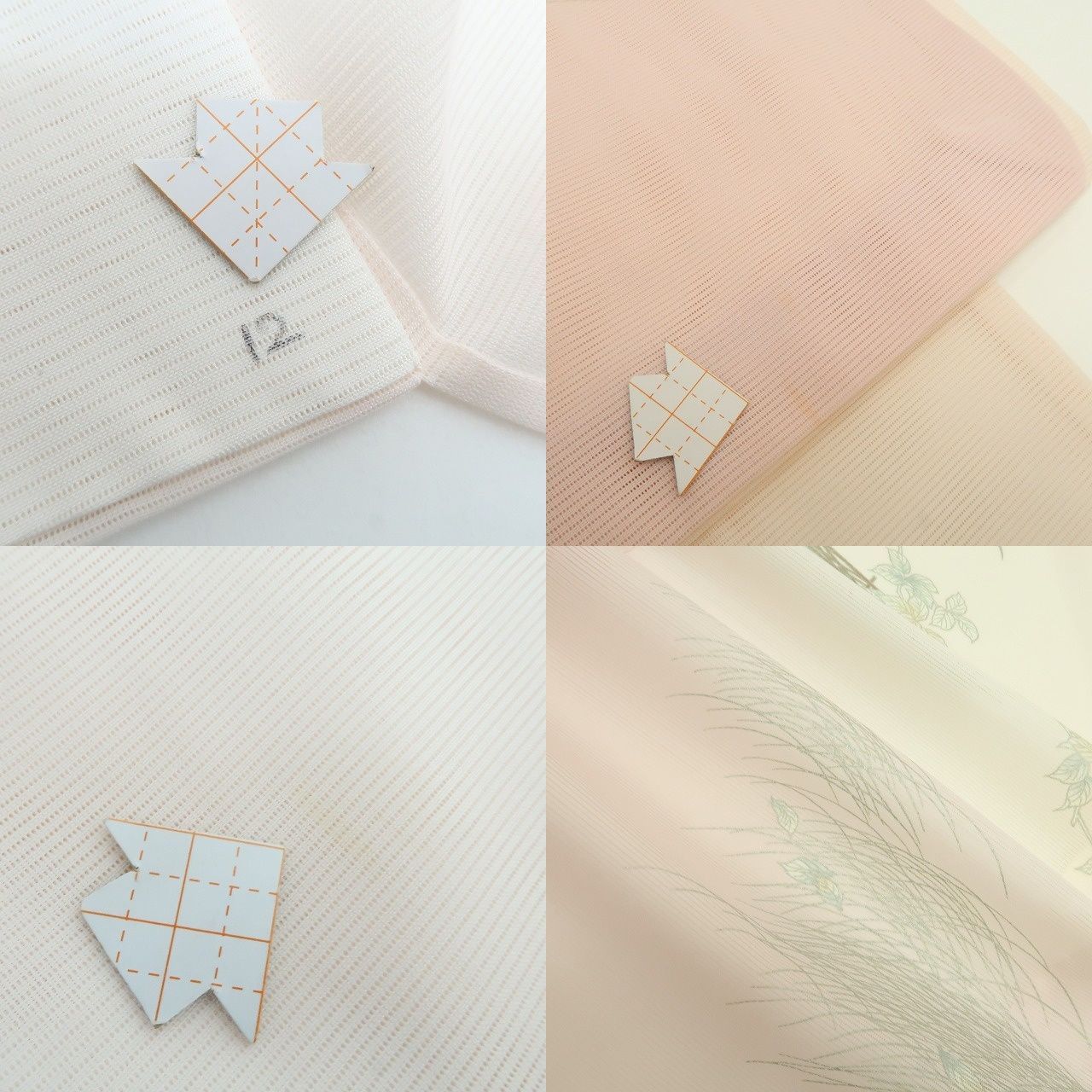 百華❀Y4850◇美品 洗える夏着物 絽 蔦 鳳凰 トールサイズ 訪問着 単品