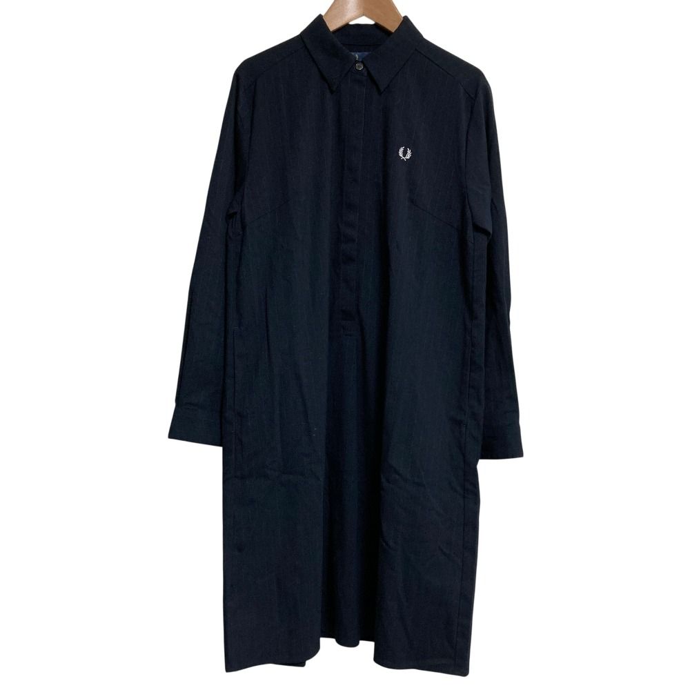 Fred Perry ネイビー シャツワンピース サイズ：8 FRED PERRY 