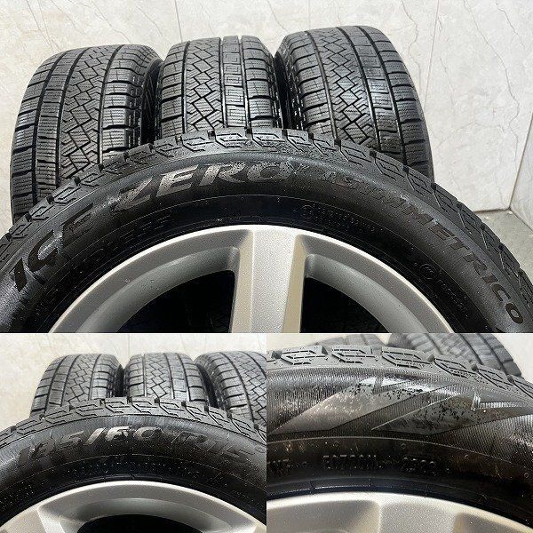 タイヤ走行短め【PIRELLI ICEZERO ASIMMETRICO 185/60R15 