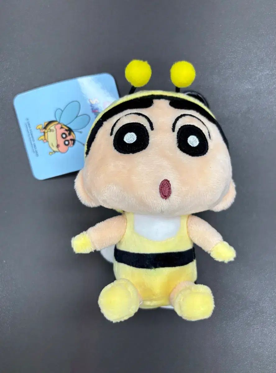 【レア☆】リポビタンゴールド　みつばちぬいぐるみ　レトロ 未使用) クレヨンしんちゃん みつばち ぬいぐるみ キーホルダー 13cm