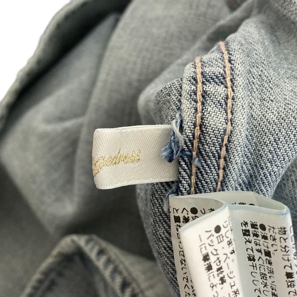 美品 LOUNGEDRESS ラウンジドレス ダメージ オーバーサイズ デニム