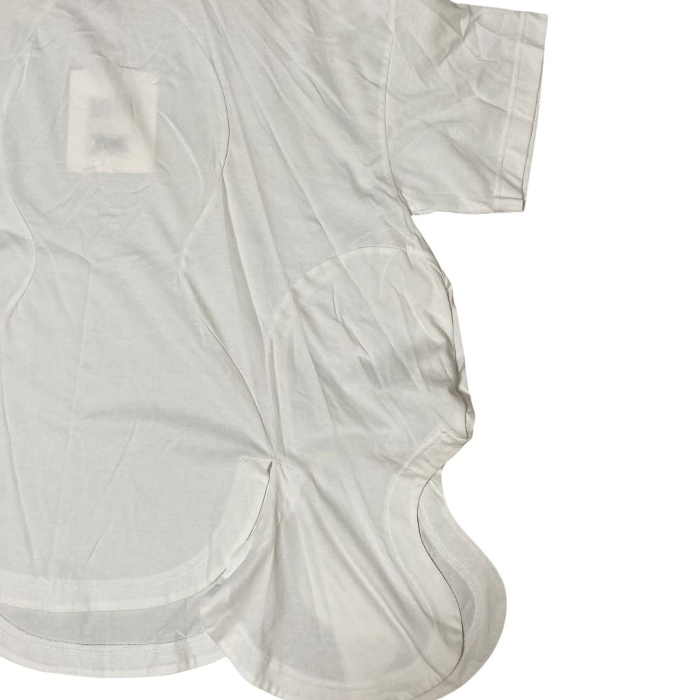 未使用 25AW ENFOLD エンフォルド CURVE-SILHOUETTE T-SHIRT カットソー 300IA580-2571 サイズ38 ホワイト  レディース 古着 中古 USED ENFOLD - 未使用 25AW ENFOLD エンフォルド CURVE-SILHOUETTE T-SHIRT