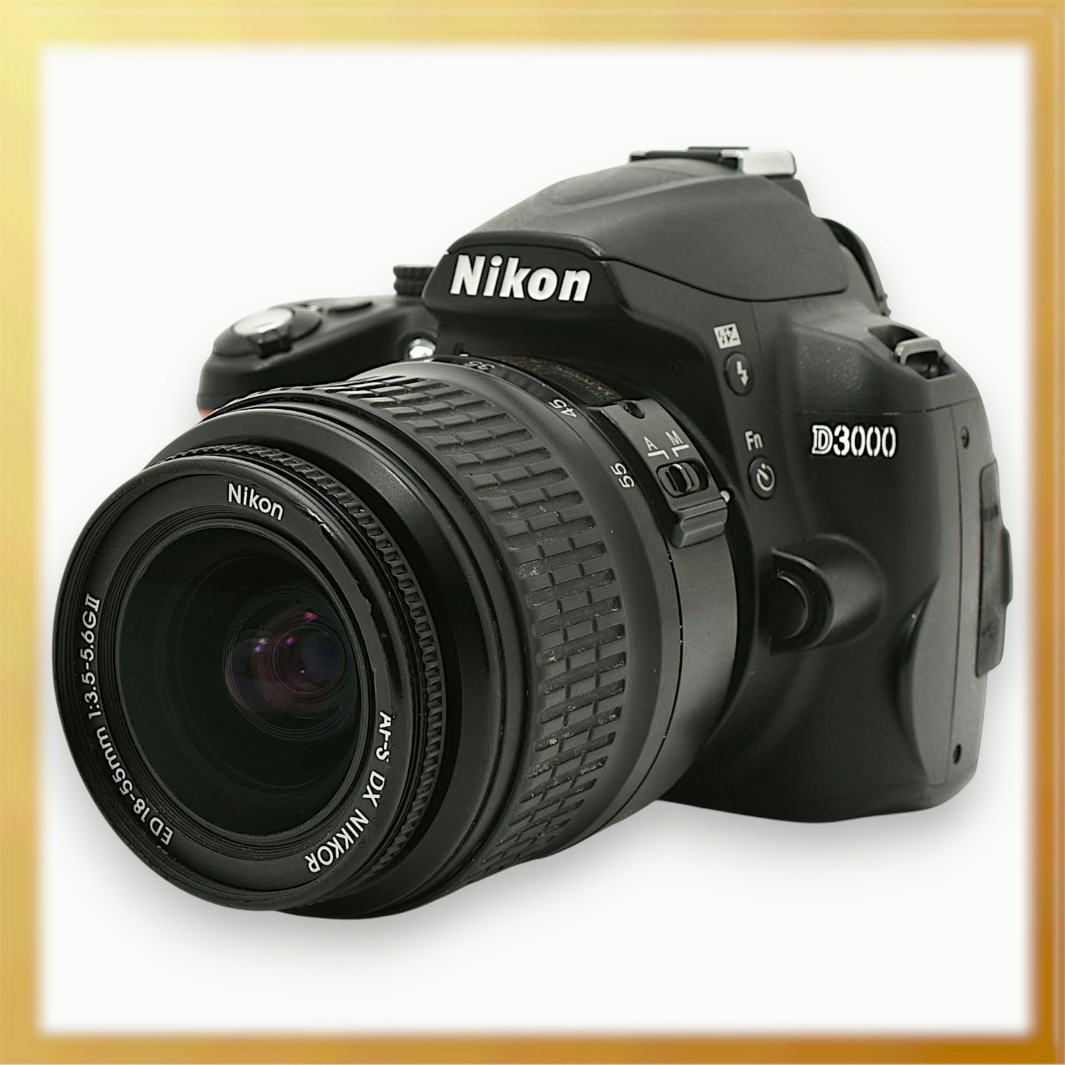 美品｜Nikon D3000 レンズキット ショット数79,913 枚 デジタル一眼 