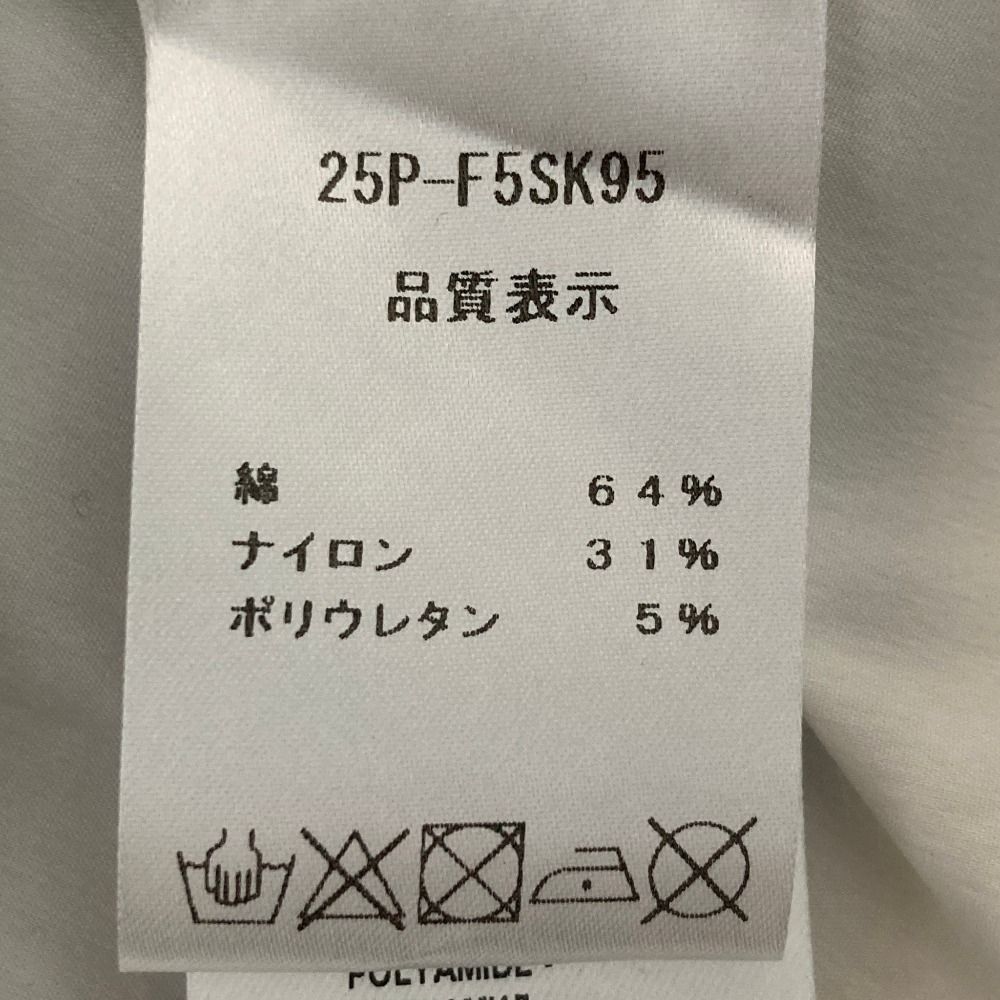 美品 LIVIANA CONTI リビアナコンティ ジグザグ コットン ドレス ビッグシルエット カットソー 25P-F5SK95 ホワイト  レディース 古着 中古 USED 美品 LIVIANA CONTI リビアナコンティ ジグザグ コットン ドレス