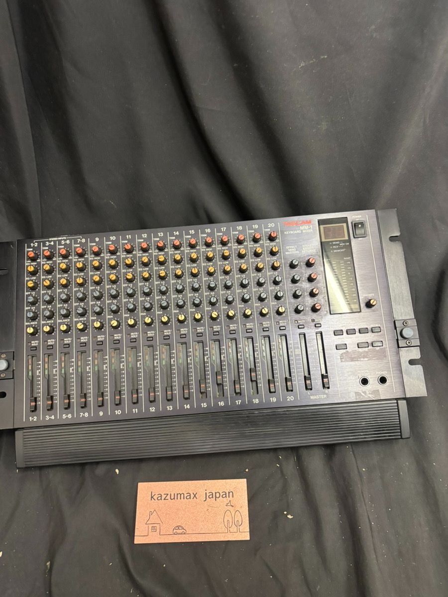 TASCAM MM-1 Keyboard Mixer 動作品 20chミキサー 大型ミキサー DTM