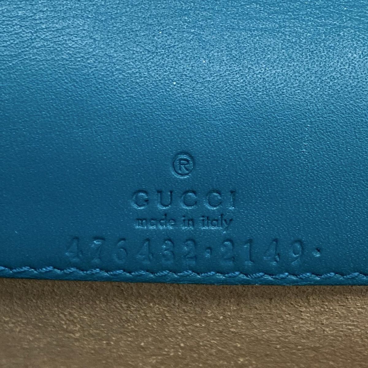 GUCCI(グッチ) ショルダーバッグ ディオニュソス/GGプラス・GGスプリー 476432 ブルーグリーン チェーンショルダー/ミニバッグ レザー GUCCI(グッチ) ショルダーバッグ ディオニュソス/GGプラス・GGスプリー