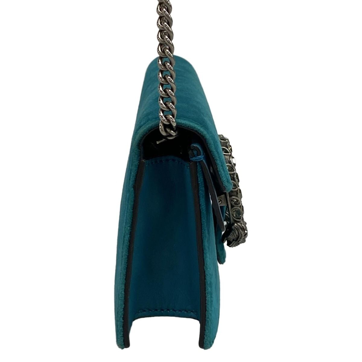 GUCCI(グッチ) ショルダーバッグ ディオニュソス/GGプラス・GGスプリー 476432 ブルーグリーン チェーンショルダー/ミニバッグ レザー GUCCI(グッチ) ショルダーバッグ ディオニュソス/GGプラス・GGスプリー