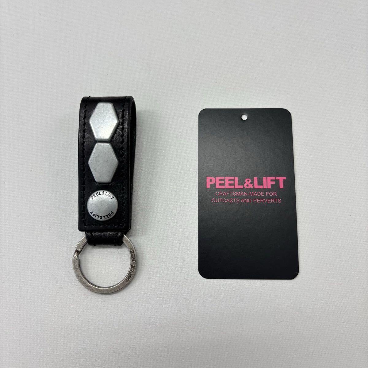 未開封 PEEL＆LIFT ピールアンドリフト STUDS KEYRING 黒 未使用 PEEL&LIFT ピールアンドリフト STUDS KEYRING PL25-AC003