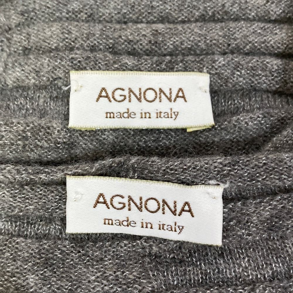 美品 AGNONA アニオナ カシミヤ シルク アンサンブル ニット