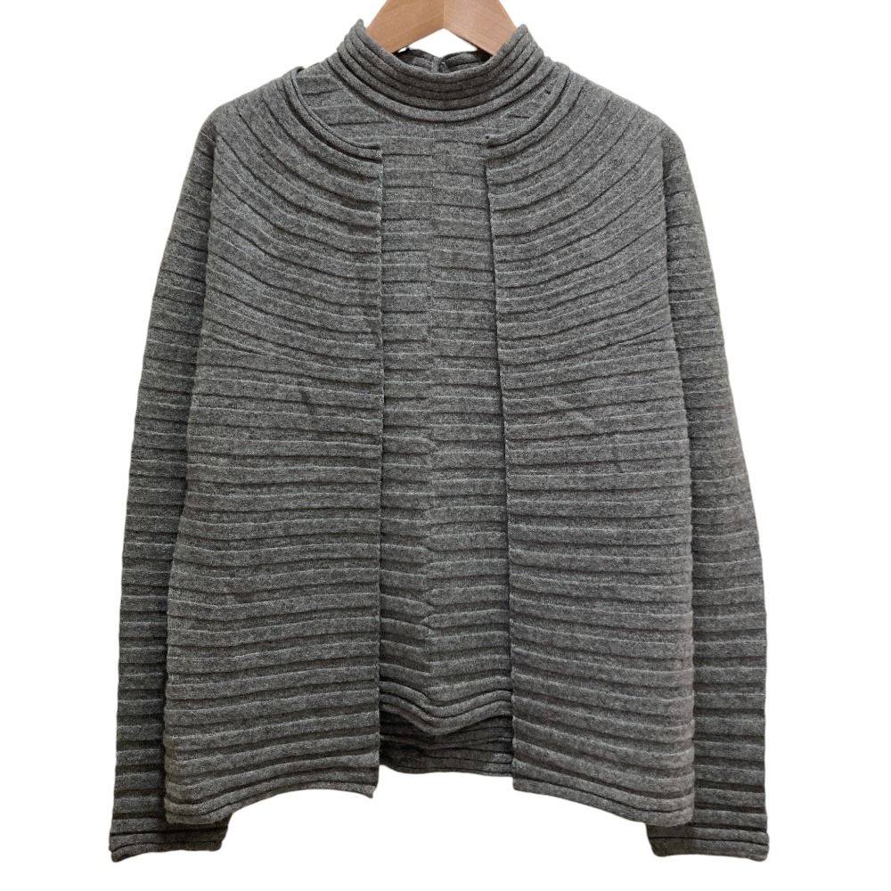 美品 AGNONA アニオナ カシミヤ シルク アンサンブル ニットカーディガン SIZE42 グレー レディース 古着 中古 USED 美品 AGNONA アニオナ カシミヤ シルク アンサンブル ニット