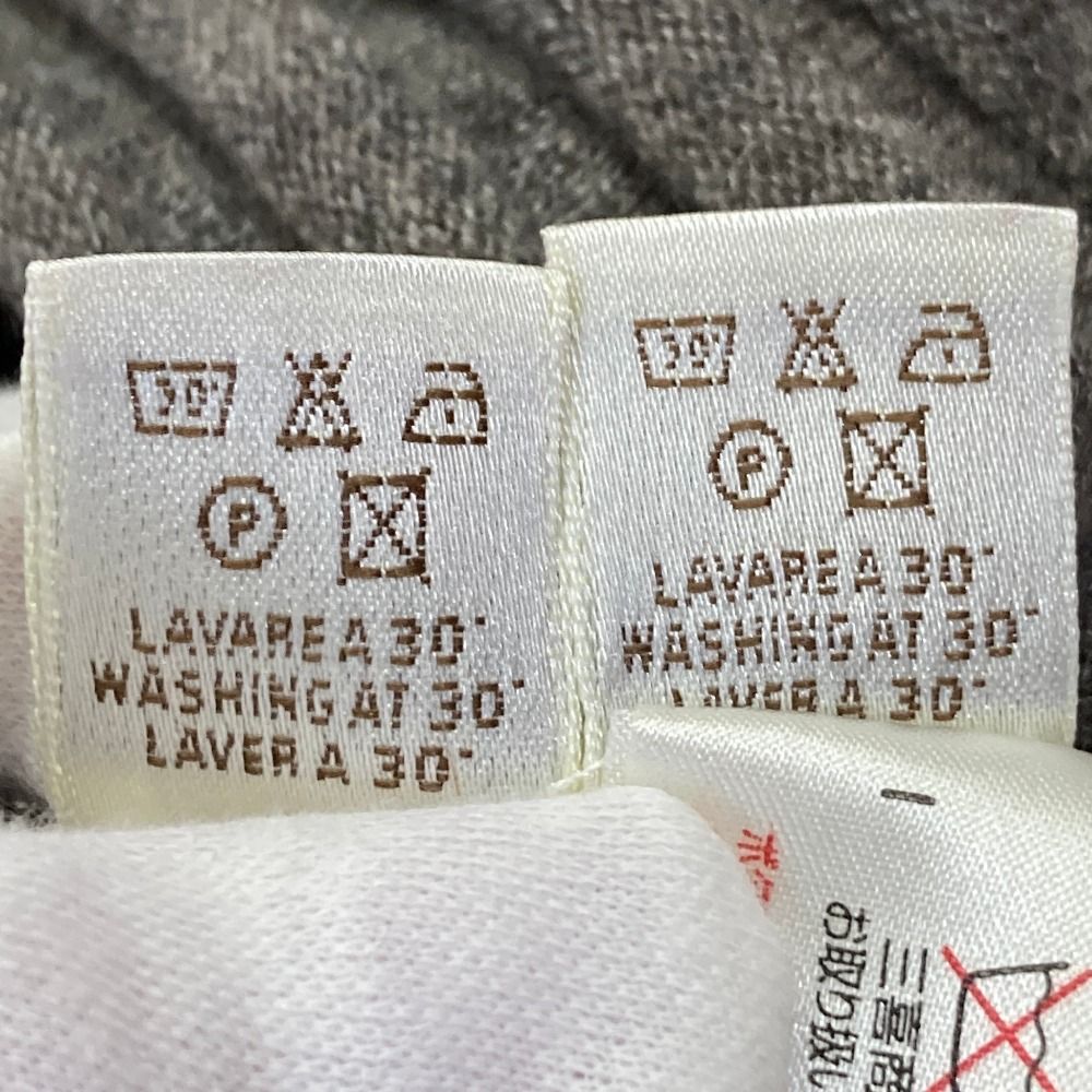 美品 AGNONA アニオナ カシミヤ シルク アンサンブル ニットカーディガン SIZE42 グレー レディース 古着 中古 USED 美品 AGNONA アニオナ カシミヤ シルク アンサンブル ニット
