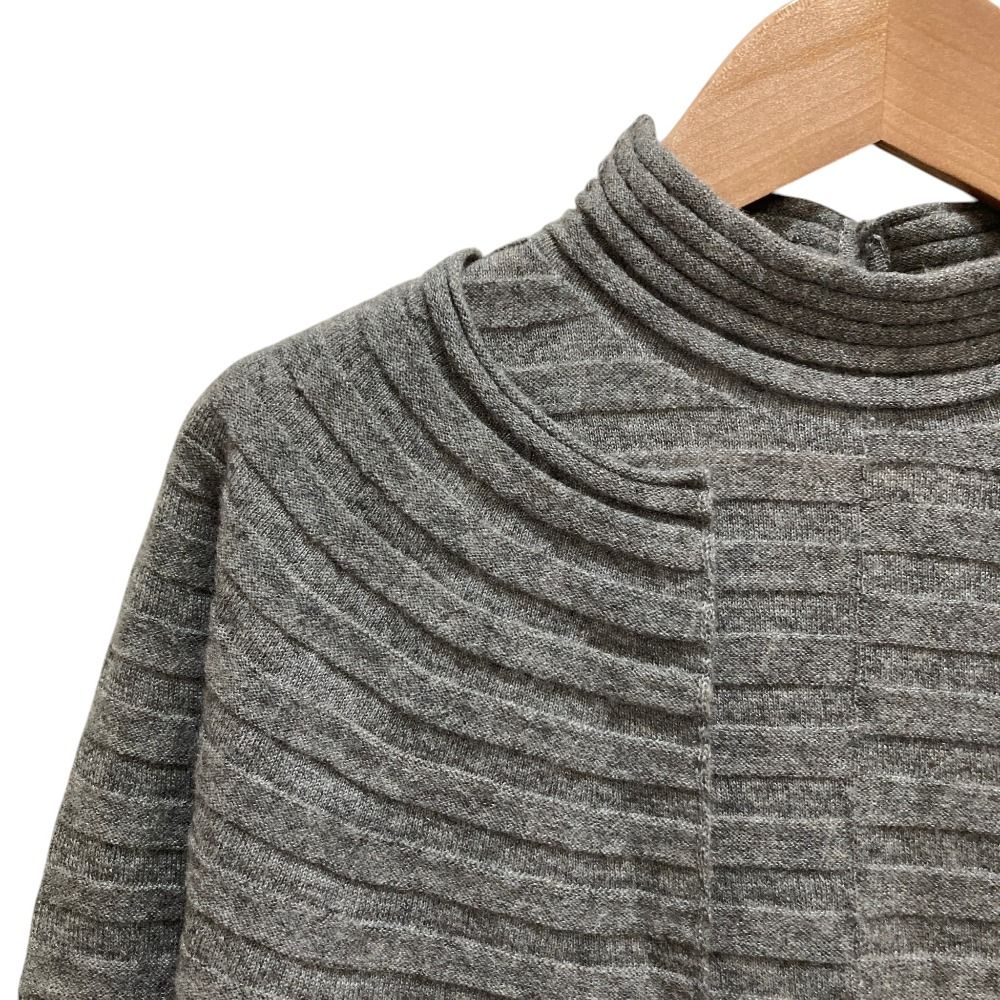 美品 AGNONA アニオナ カシミヤ シルク アンサンブル ニットカーディガン SIZE42 グレー レディース 古着 中古 USED 美品 AGNONA アニオナ カシミヤ シルク アンサンブル ニット