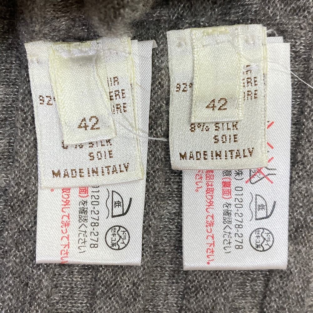 美品 AGNONA アニオナ カシミヤ シルク アンサンブル ニット