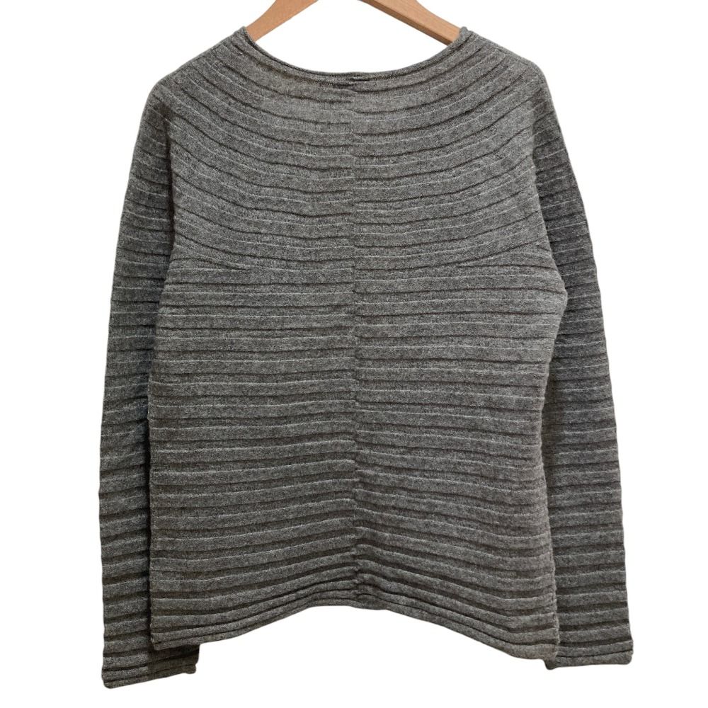 美品 AGNONA アニオナ カシミヤ シルク アンサンブル ニットカーディガン SIZE42 グレー レディース 古着 中古 USED 美品 AGNONA アニオナ カシミヤ シルク アンサンブル ニット