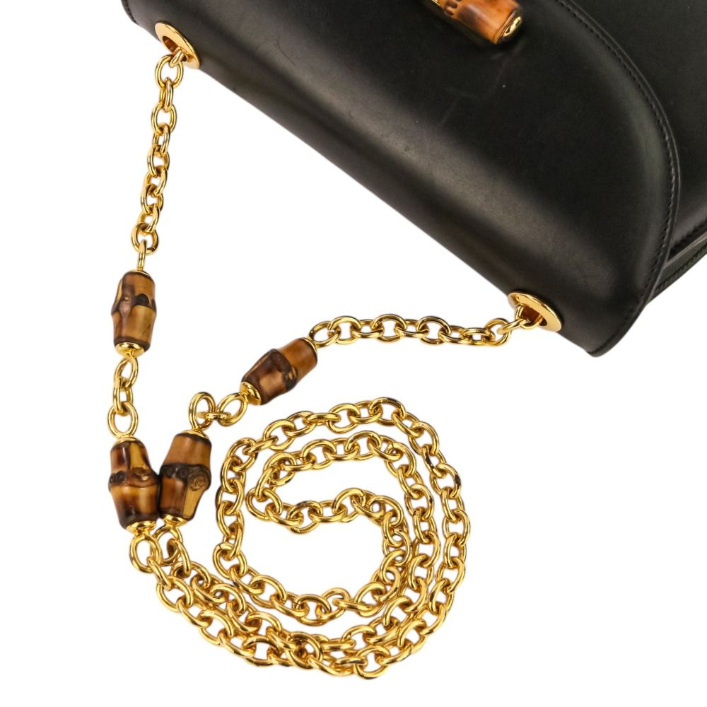 GUCCI グッチ バンブー ターンロック チェーン ショルダーバッグ 001