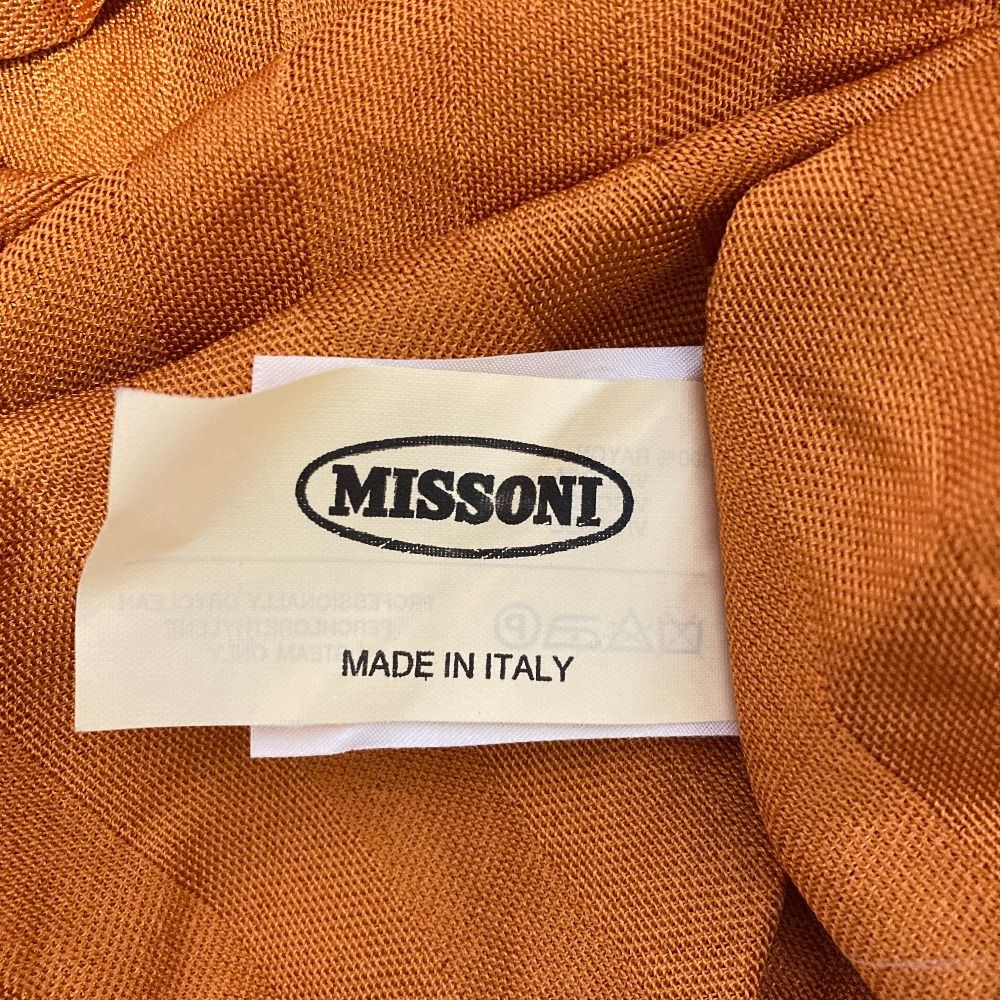 MISSONI(ミッソーニ) 半袖セーター サイズ46 L レディース美品  - オレンジ MISSONI - MISSONI ミッソニー ミッソーニの通販 by こう's shop