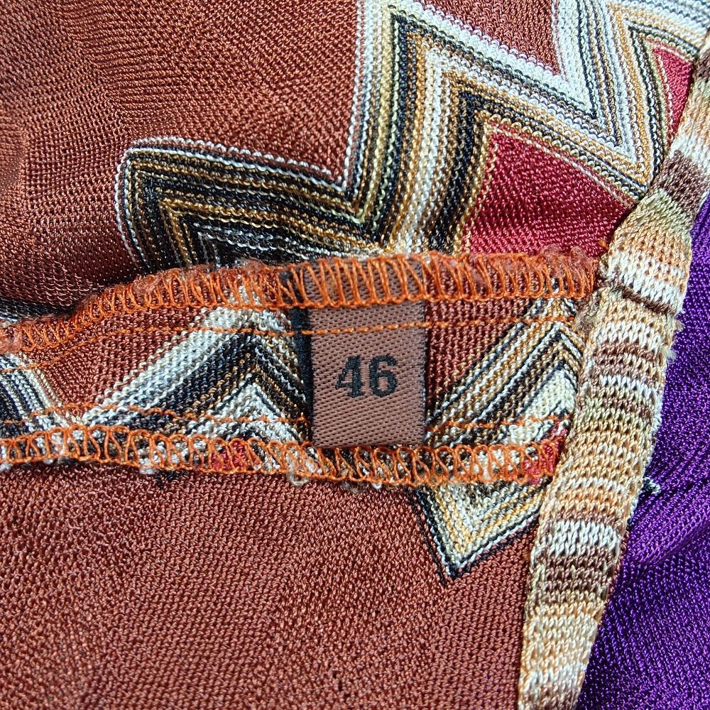 MISSONI(ミッソーニ) 半袖セーター サイズ46 L レディース美品  - オレンジ MISSONI - MISSONI ミッソニー ミッソーニの通販 by こう's shop