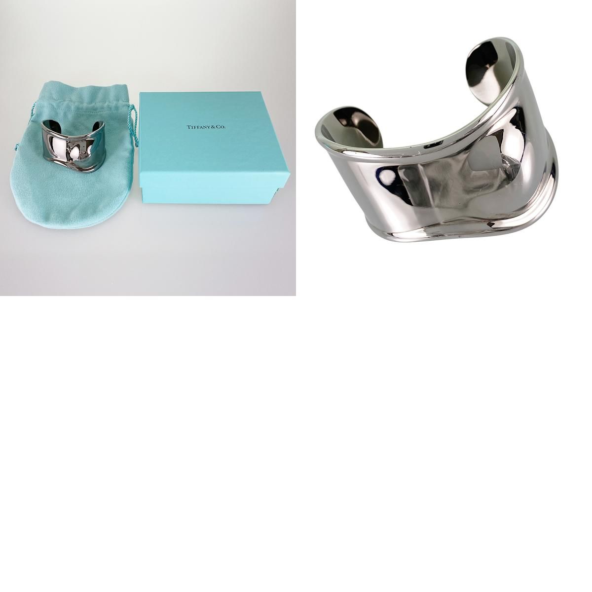 ティファニー TIFFANY&Co. ボーンカフ ルテニウム バングル ss【中古