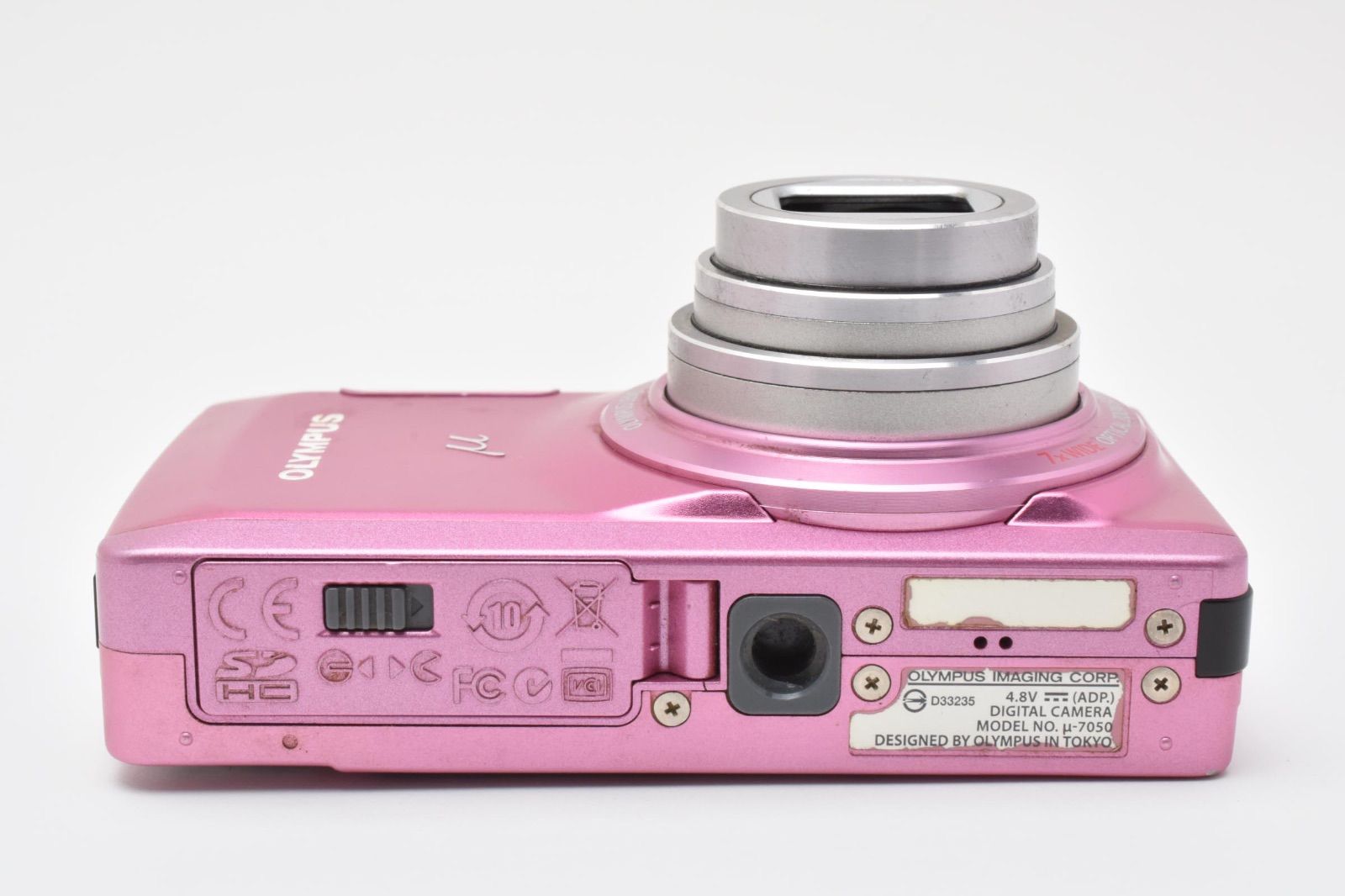 OLYMPUS μ-7050 Silver Digital Camera 7x Optical Zoom 返品 中古 
