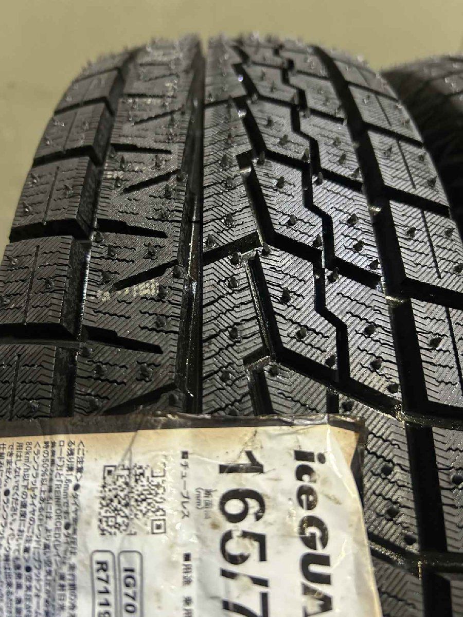 【新品】YOKOHAMA ice GUARD iG70 165/70R14 81Q 14インチ スタッドレス 4本 21年製 ハスラー ヴィッツ パッソ ブーン ポルテ 等　(VTO323) 新品】YOKOHAMA ice GUARD iG70 165/70R14 81Q 14インチ スタッドレス