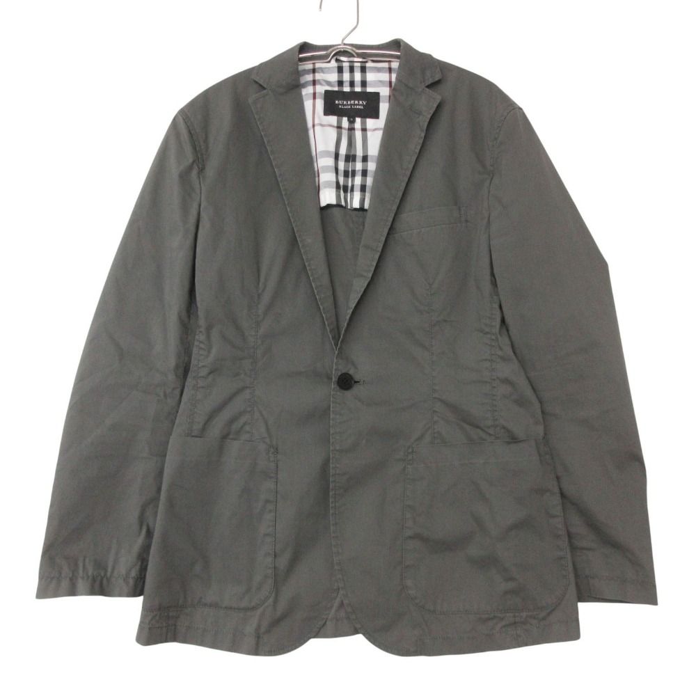BLACK LABEL バーバリーグレー テーラードジャケット BURBERRY BLACK LABEL バーバリーブラックレーベル テーラード