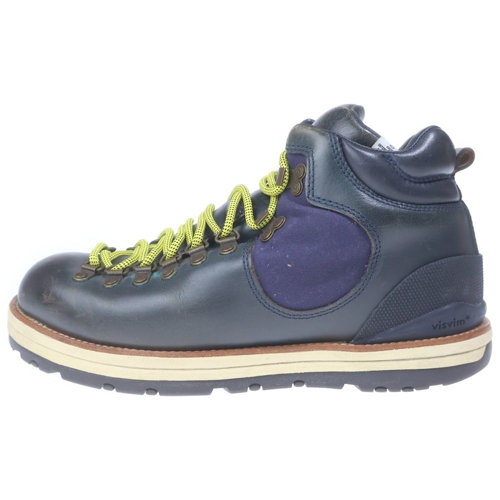 VISVIM ヴィスヴィム SERRA NAVY M9 セラ レザー V00007412-02 US 09 ハイカットスニーカー ネイビー VISVIM (ヴィスヴィム) SERRA NAVY M9 セラ レザー V00007412-02 US 09