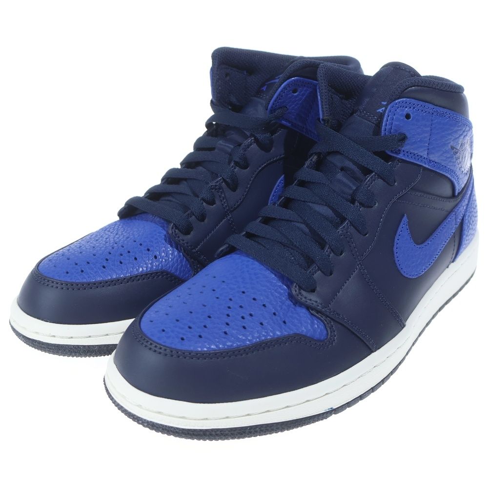 NIKE (ナイキ) AIR JORDAN 1 MID OBSIDIAN GAME ROYAL エアジョーダン1 