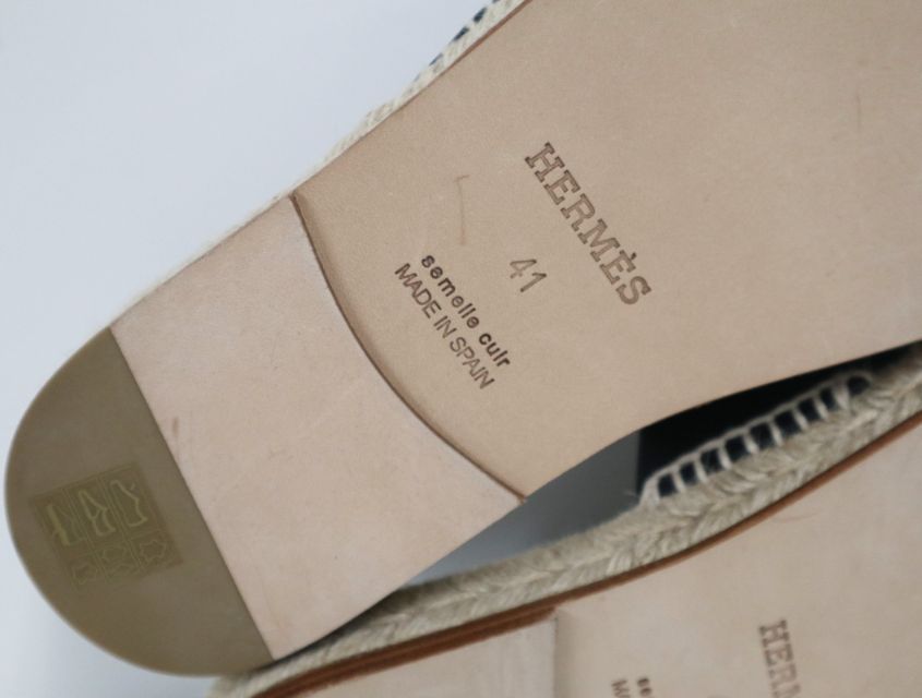 エルメス HERMES エスパドリーユ アンティグア H231000ZH02390 カーフ