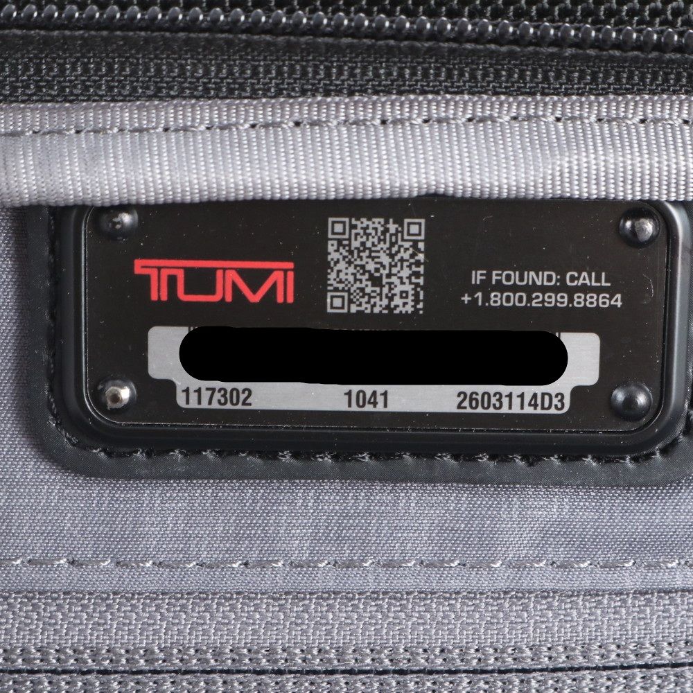 美品 TUMI トゥミ トレーサータグ付 2603114D3 2WAY ビジネス バッグ