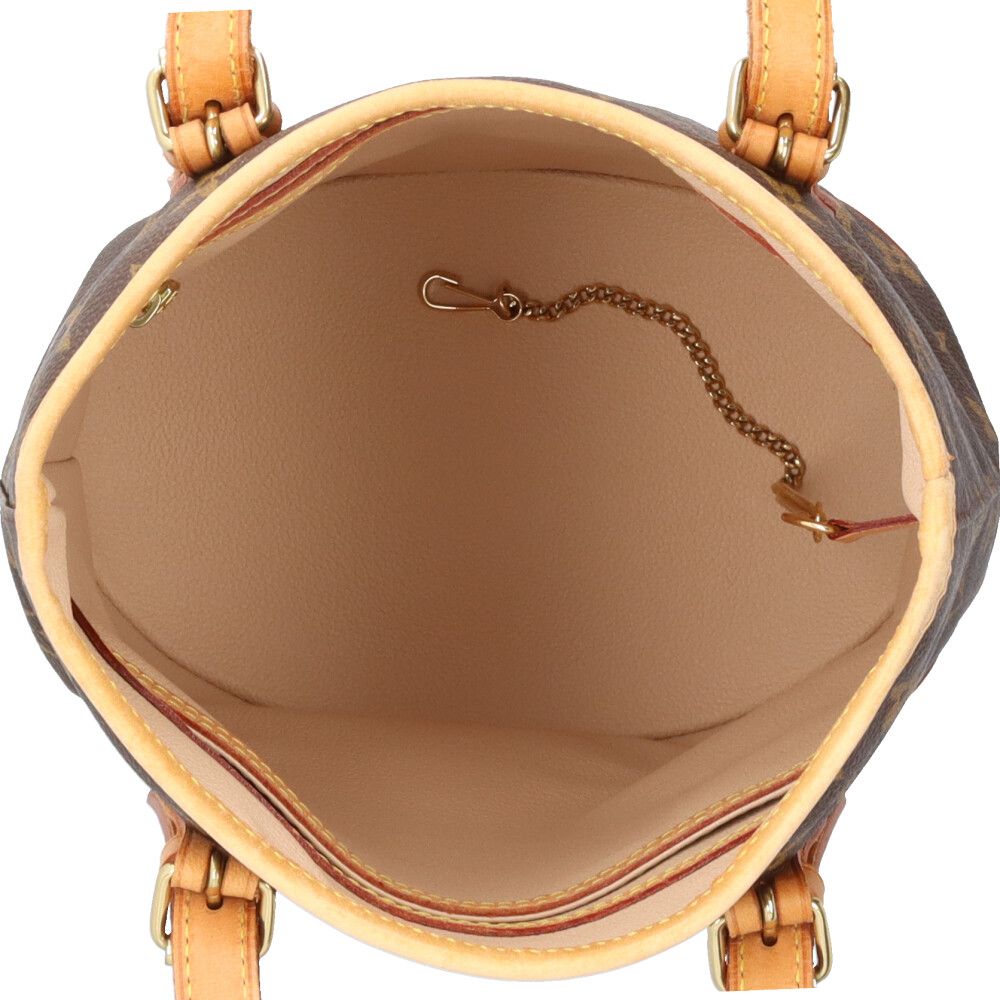 ルイヴィトン バケットPM モノグラム ショルダーバッグ モノグラムキャンバス M42238 ブラウン レディース LOUIS VUITTON  中古 LOUIS VUITTON（ルイ・ヴィトン） バケットPM ショルダーバッグ