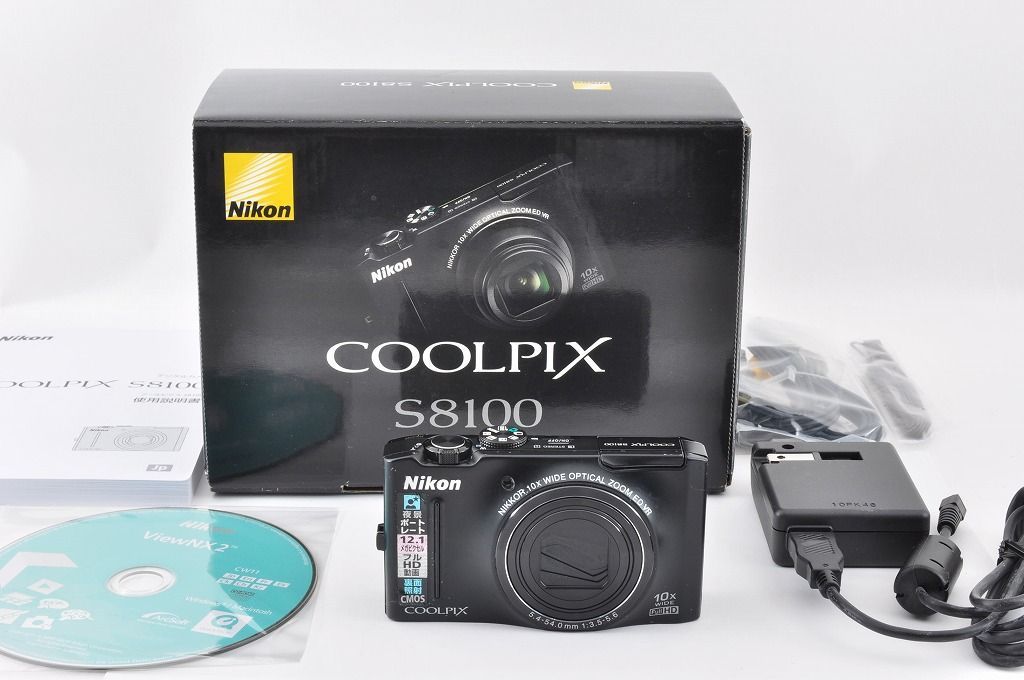 Nikon ニコン COOLPIX S8100 Digital Camera 12MP 10x Zoom コンパクト 