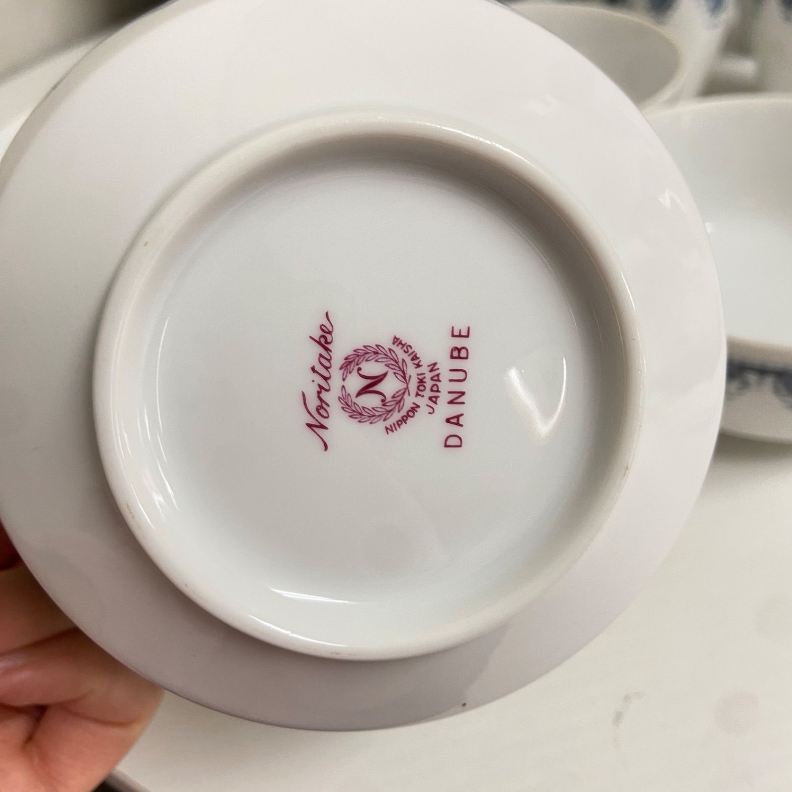 昭和レトロ ノリタケ ダニューブ（DANUBE）食器セット 急須・湯呑
