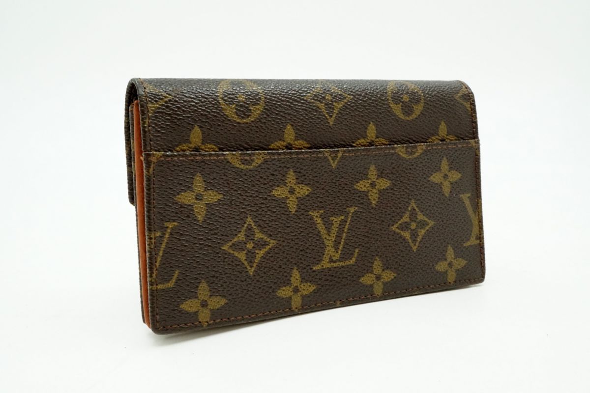ルイ ヴィトン ヴィンテージ 廃盤 LV モノグラム 二つ折り 財布 サイフ