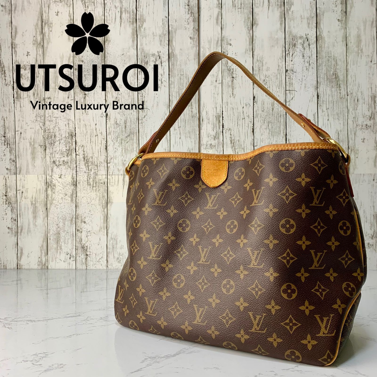 LOUIS VUITTON ディライトフル PM モノグラム ショルダー バッグ 