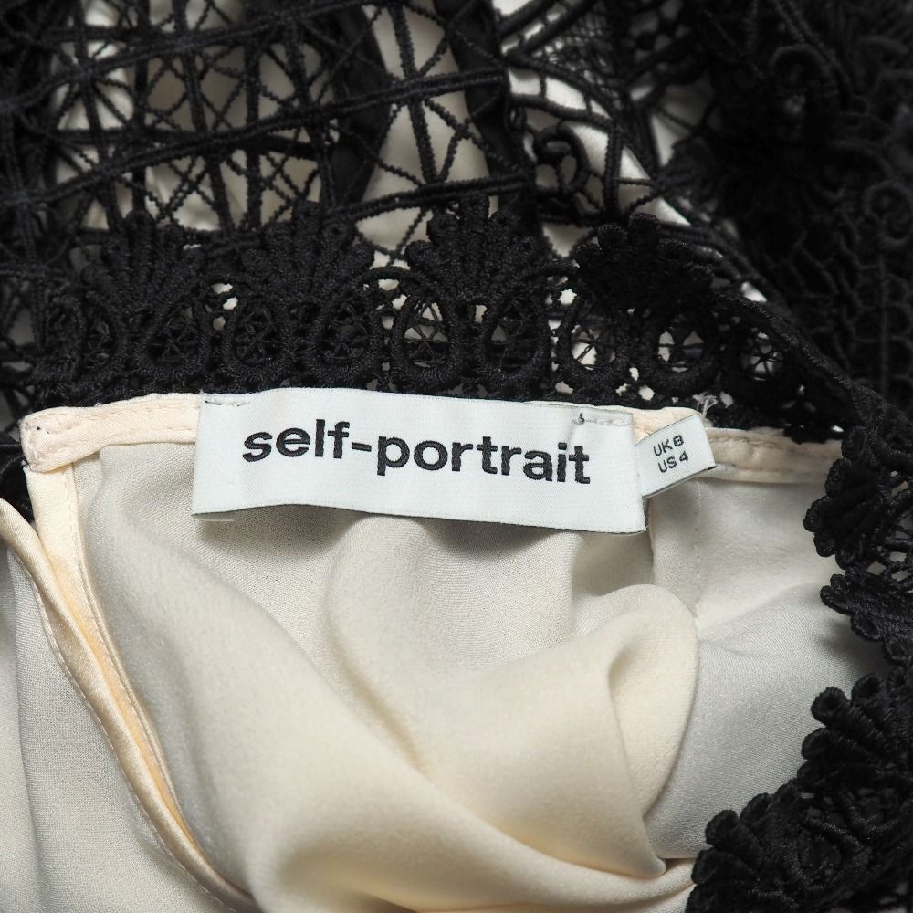 Self Portrait セルフポートレート ブラウス サイズUK8 レース装飾 