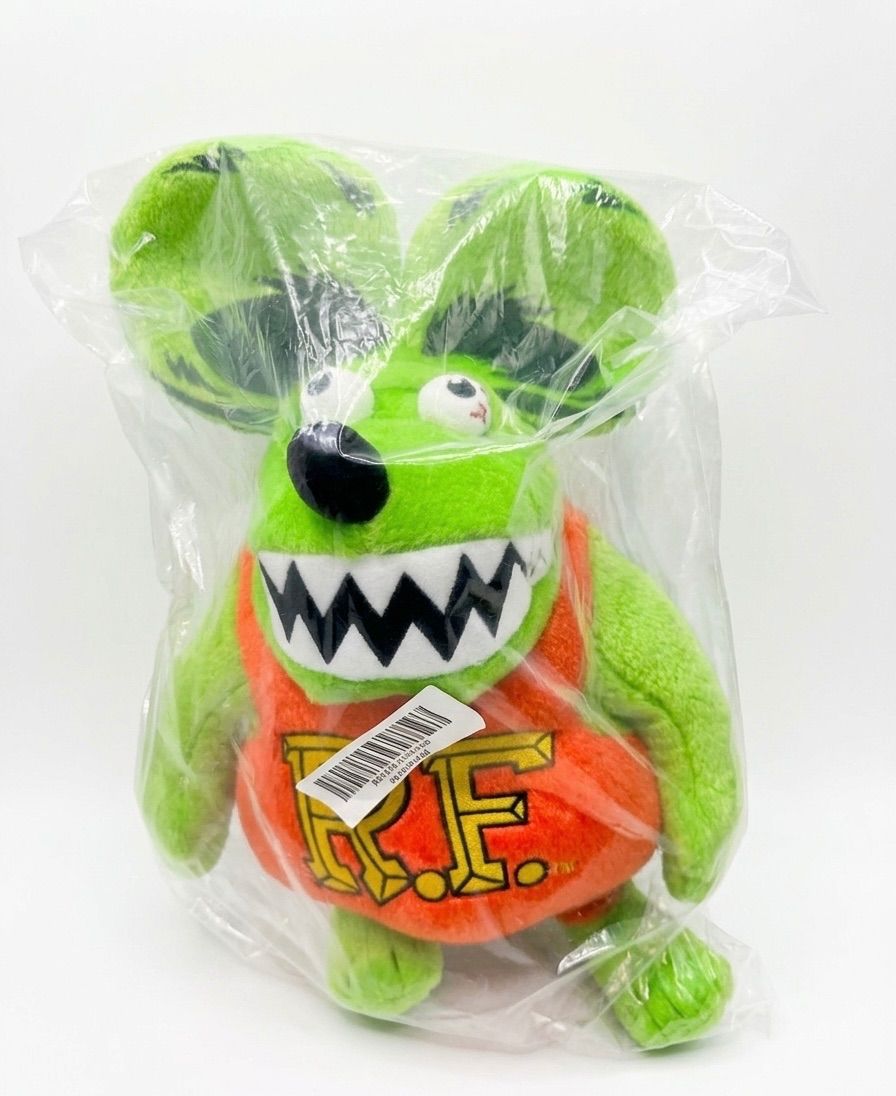 ラットフィンク ぬいぐるみ　特大　ガレージ　ratfink 約35センチ ラットフィンク ぬいぐるみ 特大 ガレージ ratfink 約35センチ - メルカリ