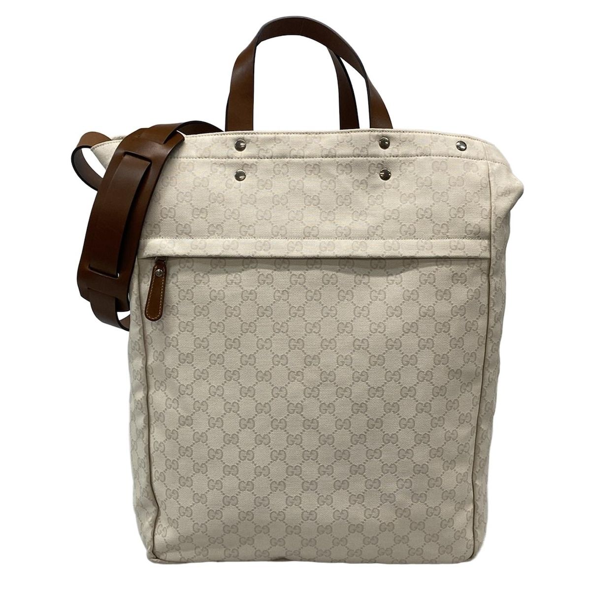 M*3様 GUCCIショルダーバック GUCCI(グッチ) ショルダーバッグ GG柄 223644 アイボリー×ダーク