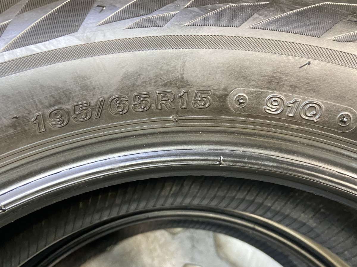 中古スタッドレス(195/65R15, ブリザックVRX2) 195/65R15 ブリヂストン ブリザック VRX2 中古タイヤ スタッドレス