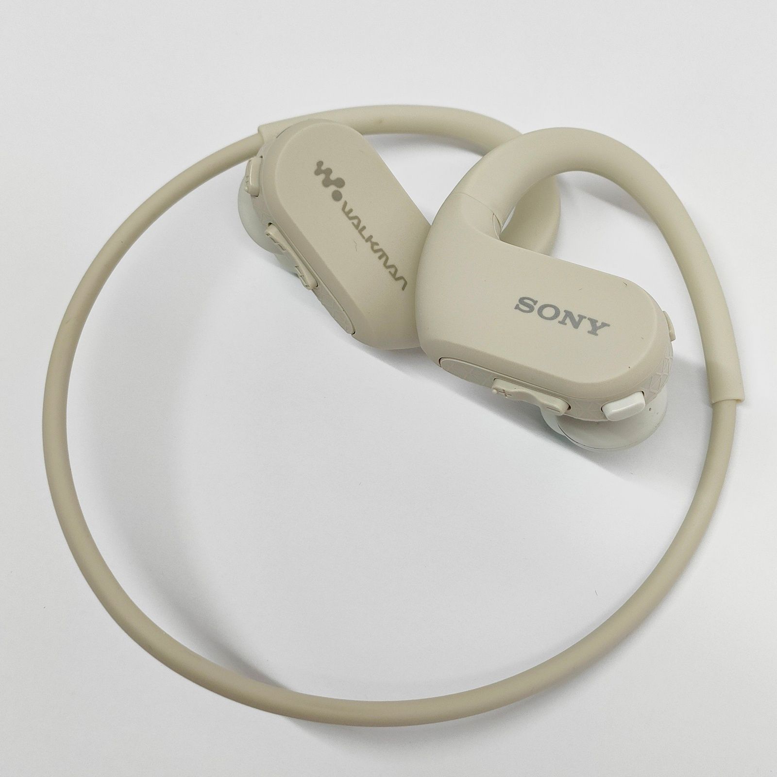 未使用 SONY NW-WS414 8GB ヘッドホン一体型ウォークマン アイボリー W 