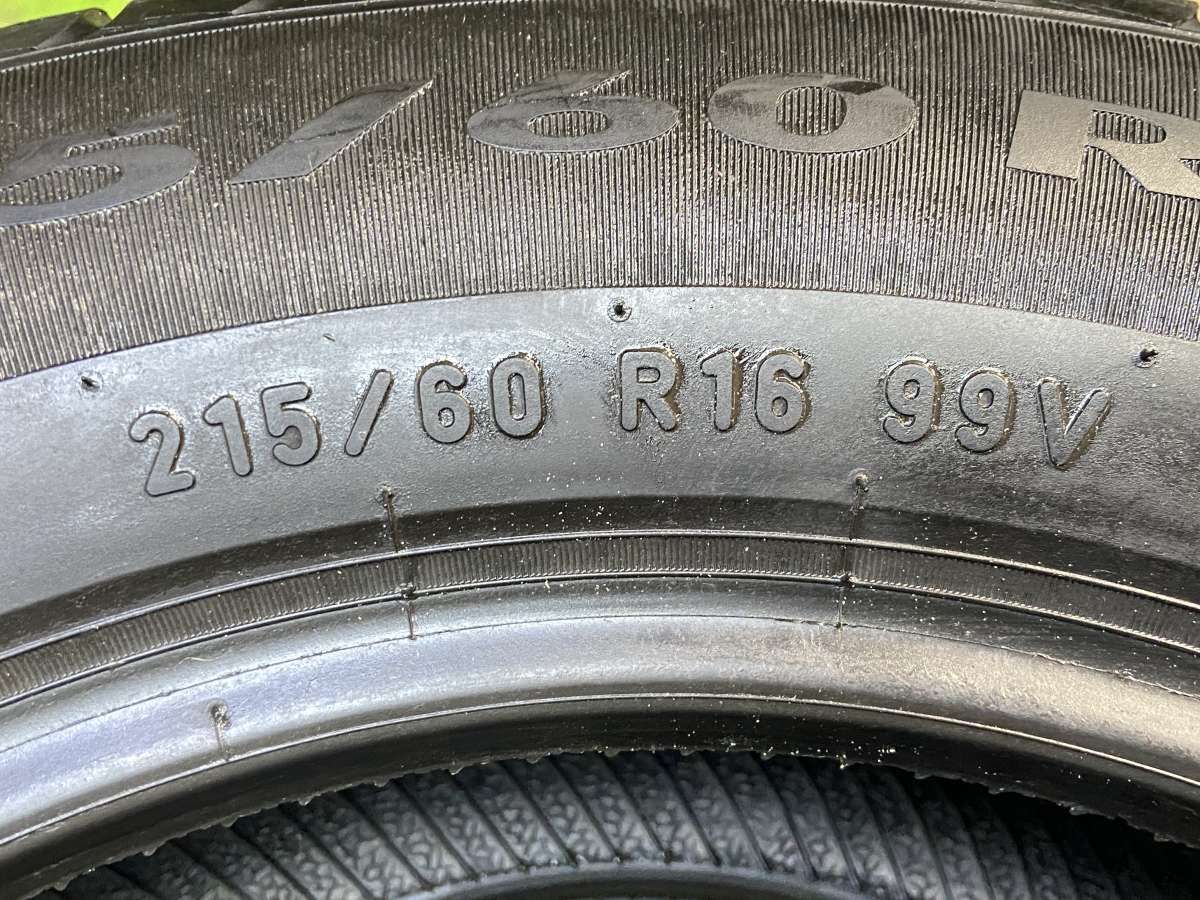 215/60R16 ピレリ Cinturato P6 中古タイヤ サマータイヤ 4本セット 