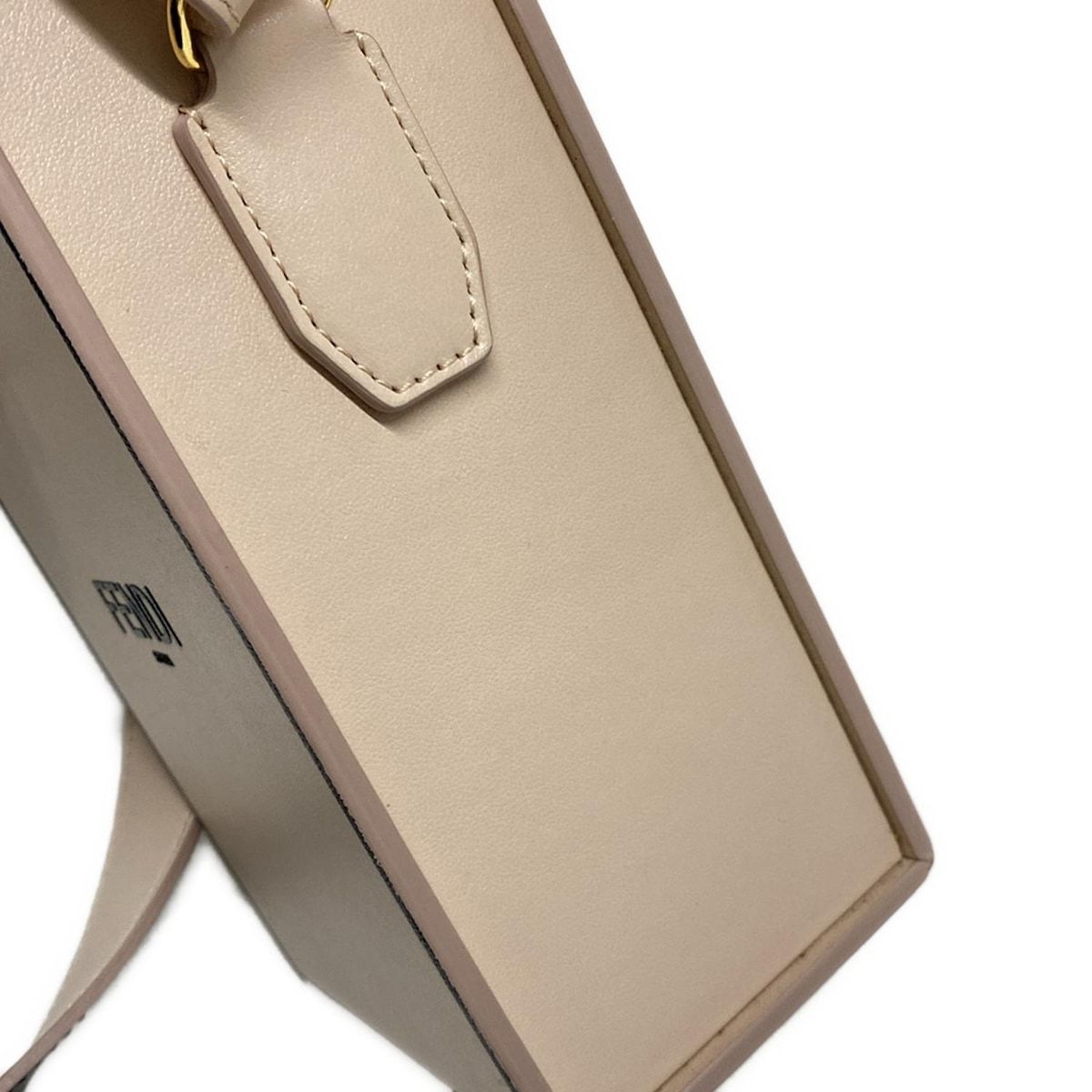FENDI(フェンディ) ショルダーバッグ フェンディ パック 8BT339 ピンク×黒 ストラップ着脱可/ミニバッグ レザー FENDI - FENDI(フェンディ) ショルダーバッグ フェンディ パック