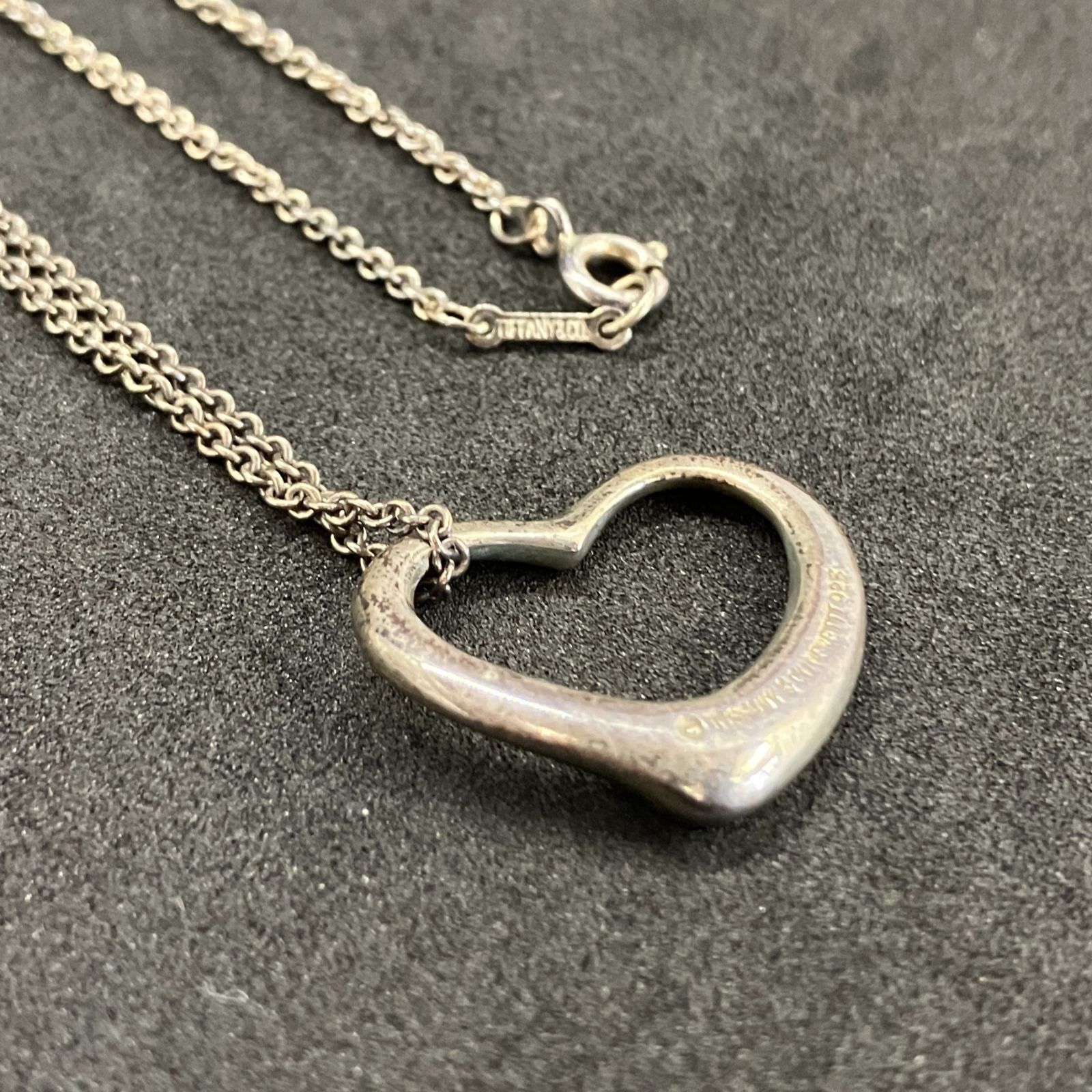Tiffany ティファニー ネックレス エルサペレッティ オープンハート 