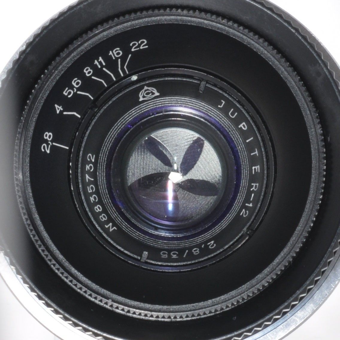 ジュピター】JUPITER-12 35mm F2.8 Contax RF Kiev 単焦点レンズ #T184