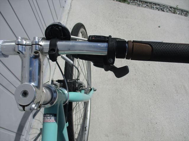 F36★18800円★整備済み クロスバイク中古自転車【アサヒ　ウイークエンドバイク　グリーン　46センチ　アルミフレーム】 F36☆18800円☆整備済み クロスバイク中古自転車【アサヒ