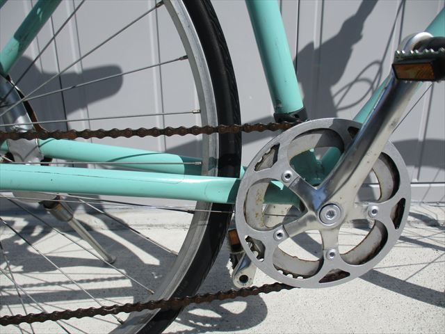 F36★18800円★整備済み クロスバイク中古自転車【アサヒ　ウイークエンドバイク　グリーン　46センチ　アルミフレーム】 F36☆18800円☆整備済み クロスバイク中古自転車【アサヒ