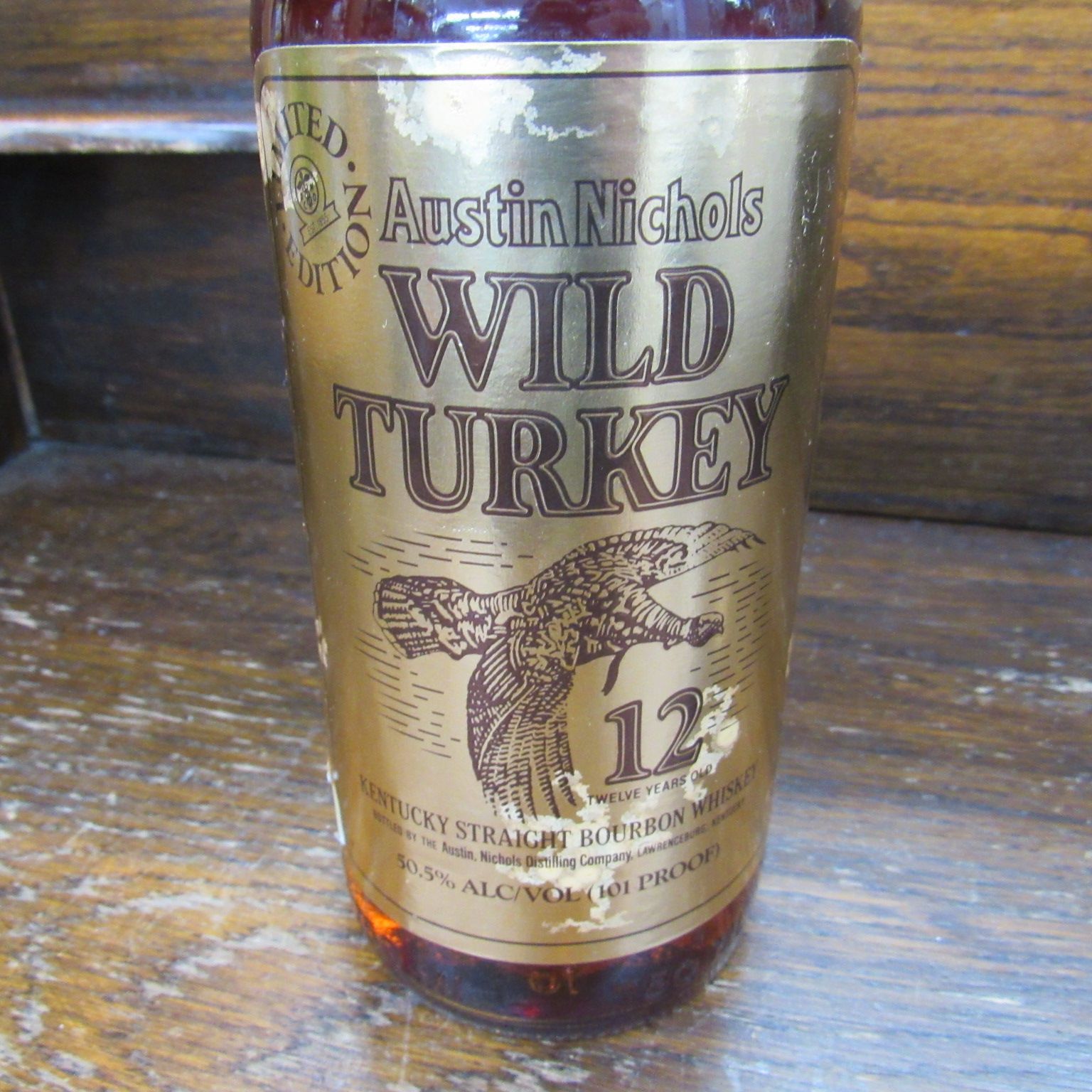 未開栓！レアボトル WILD TURKEY 12 Years old フライングターキー 