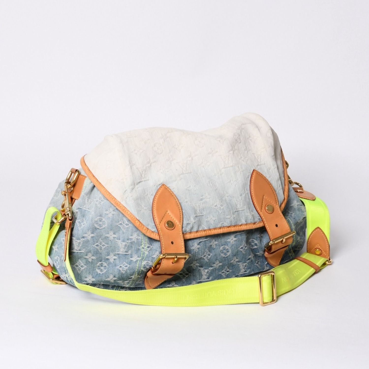 極美品 LOUIS VUITTON ルイヴィトン デニム サンライズ ショルダー 