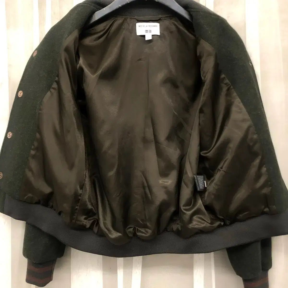 イネス・ドラフリサンジュ X UNIQLO ユニクロ ウール混 スタジャン (S 44 55) - メルカリ