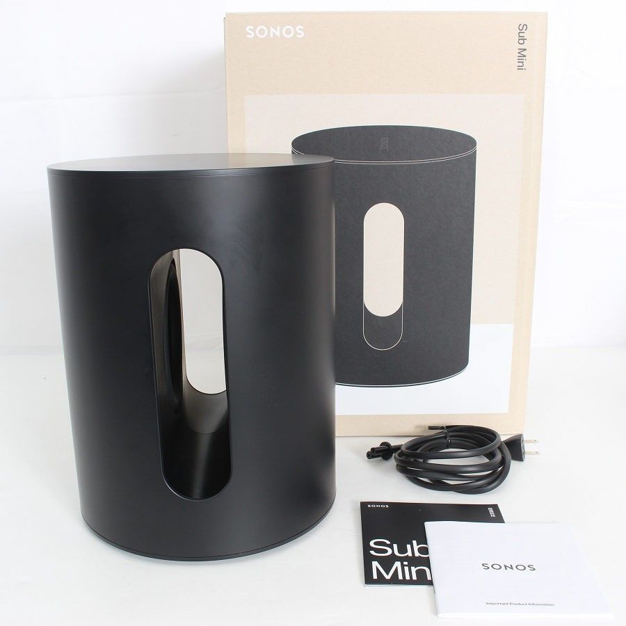 Sonos Sub Mini SUBM1JP1BLK ブラック ワイヤレスサブウーファー ソノス サブ ミニ 本体